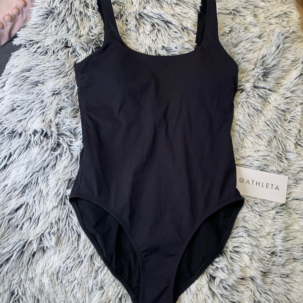 Athleta Cloudbreak Rib Scoop One Piece